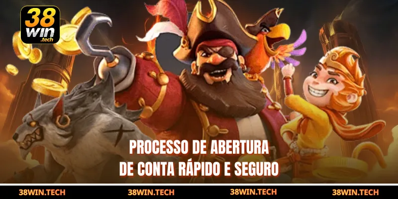 Processo de abertura de conta rápido e seguro