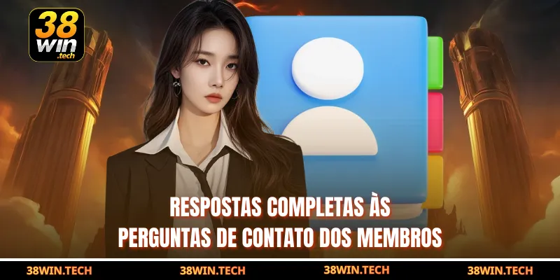 Respostas completas às perguntas de contato dos membros